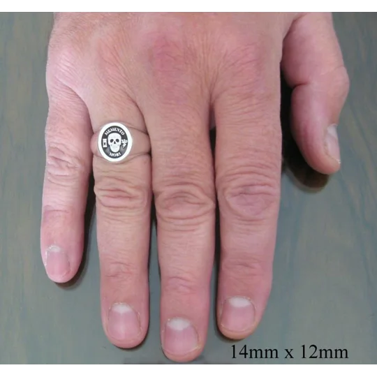 Calavera Signet Ring - Memento Mori