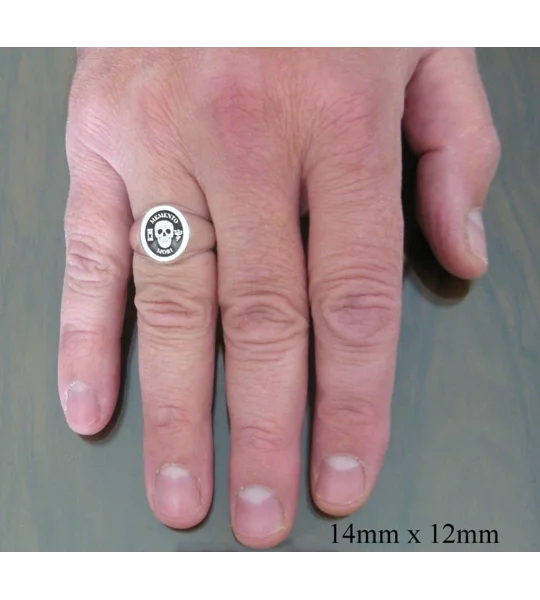 Calavera Signet Ring - Memento Mori