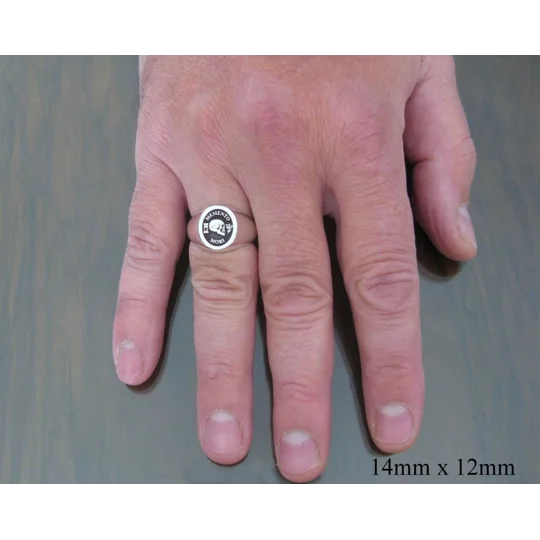 Memento Mori Silver Ring