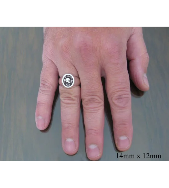 Memento Mori Silver Ring
