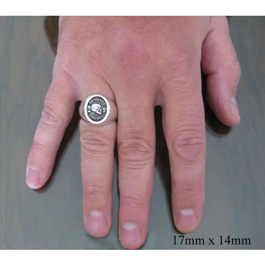 Memento Mori Signet Ring