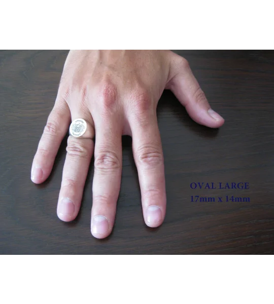 Custom Engraved Monogram Signet Rings