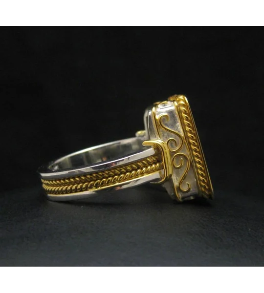 Scorpio Signet Ring - Onyx