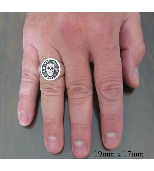 Calavera Ring Memento Mori