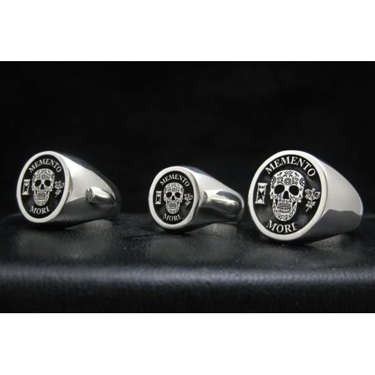Calavera Ring Memento Mori