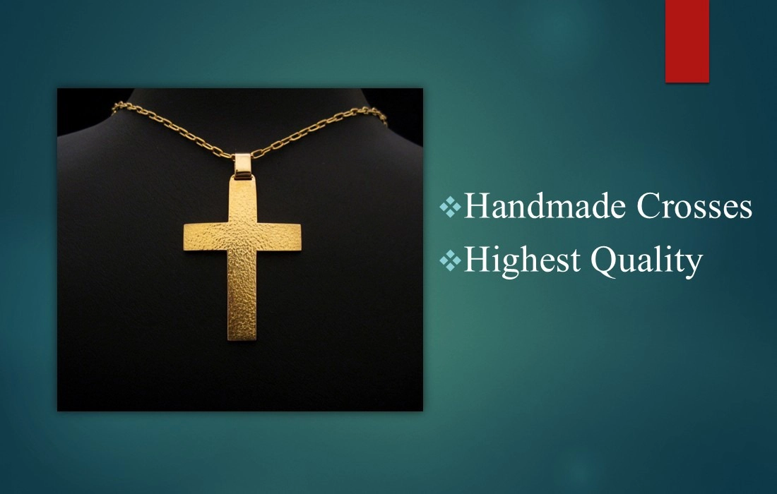 Handmade Crosses in Gold