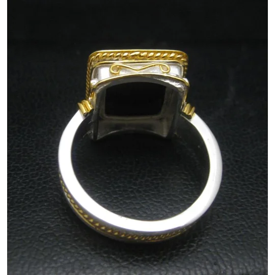 Scorpio Signet Ring - Onyx