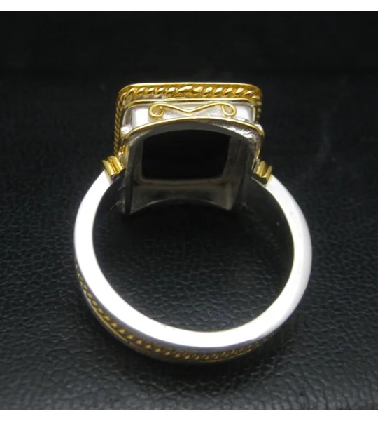 Scorpio Signet Ring - Onyx