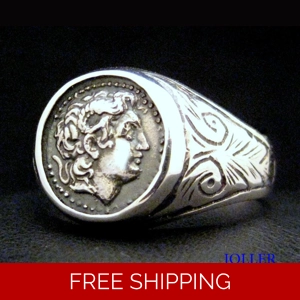 Alexander the Great Ring - Handmade