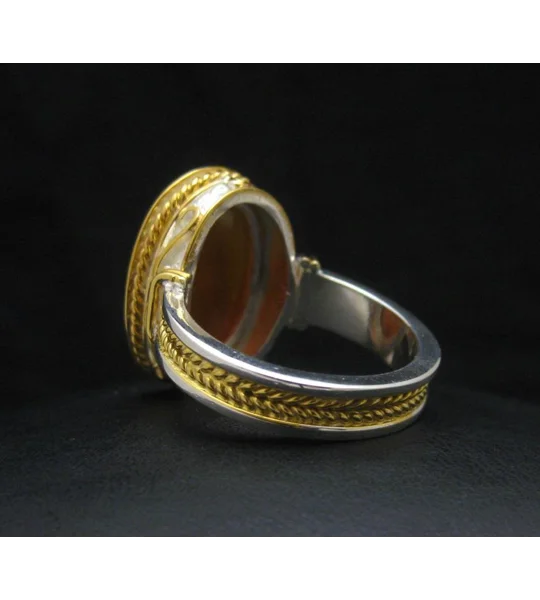 Antique Signet Ring - Homer Carnelian