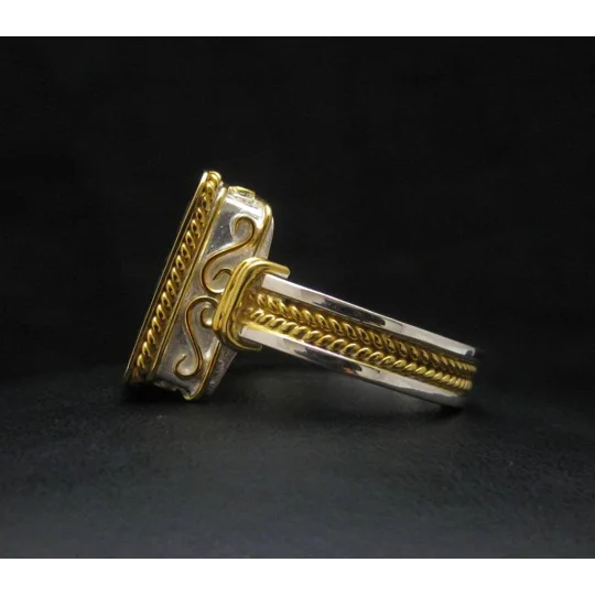 Scorpio Signet Ring - Onyx
