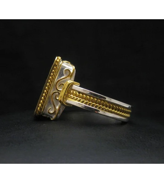 Scorpio Signet Ring - Onyx