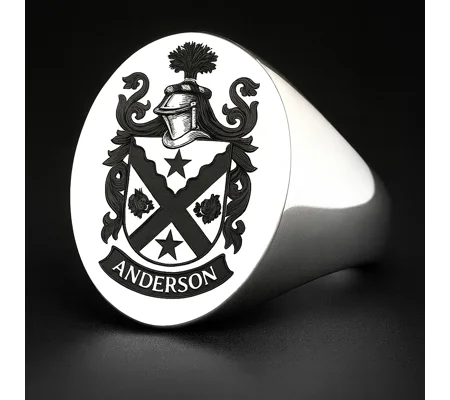 Anderson Coat of Arms Ring