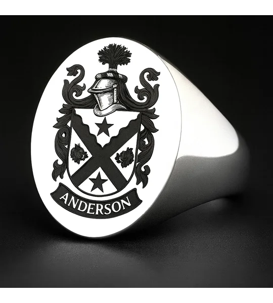 Anderson Coat of Arms Ring