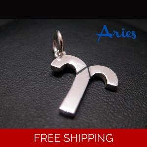 Aries Zodiac Charm Necklace