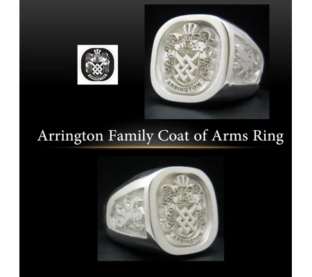 Arrington Coat of Arms Ring