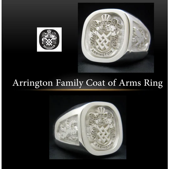 Arrington Coat of Arms Ring