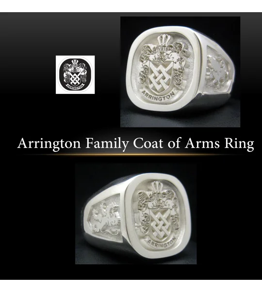 Arrington Coat of Arms Ring