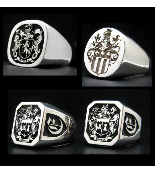 Bespoke Signet Ring - Heraldic Engravings