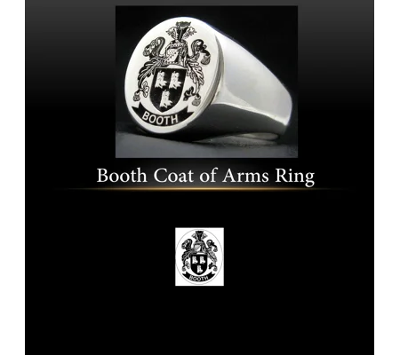 Booth Coat of Arms Ring