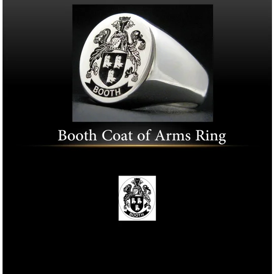 Booth Coat of Arms Ring