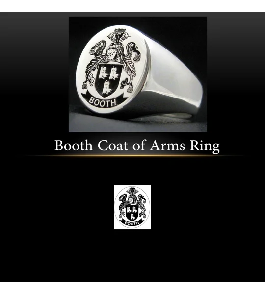 Booth Coat of Arms Ring