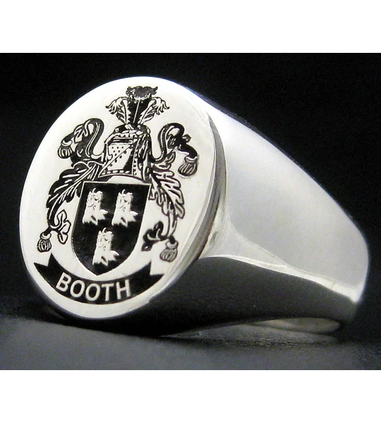 Booth Coat of Arms Ring
