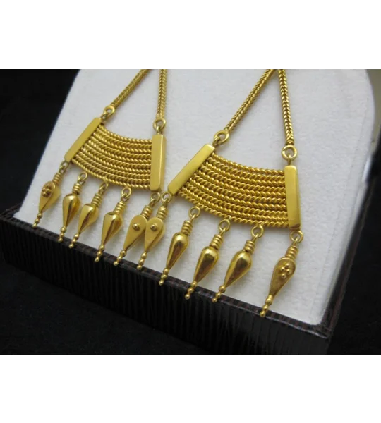 Chandelier Earrings Gold