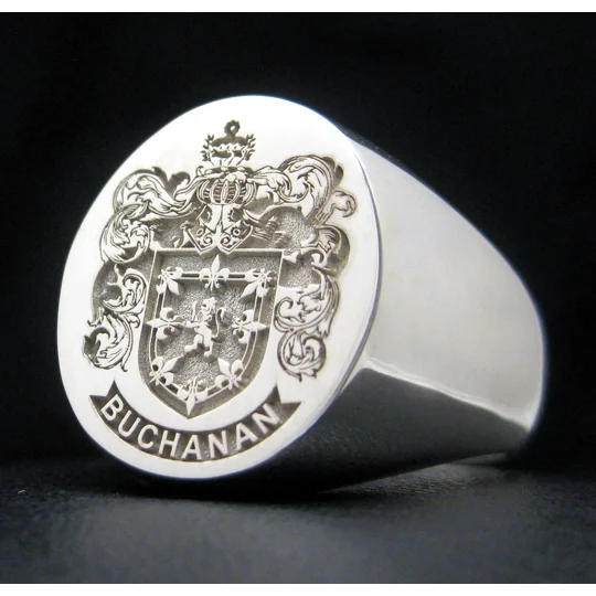 Buchanan Family Crest Ring