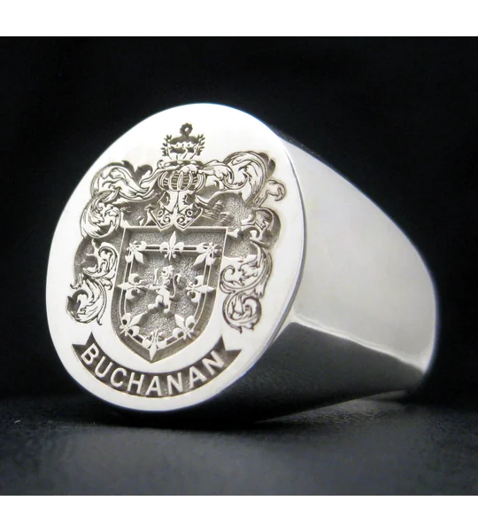 Buchanan Family Crest Ring