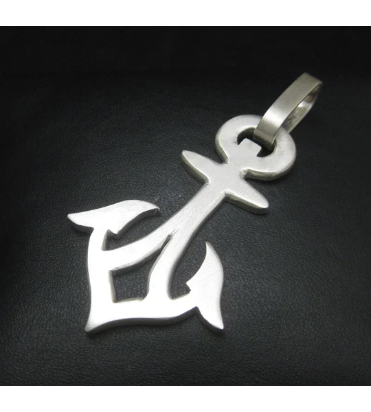 Silver Anchor Necklace