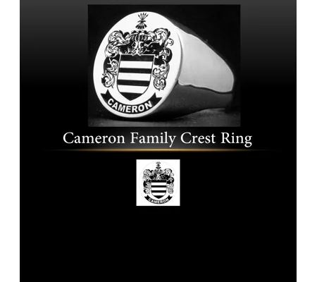 Cameron Family Crest Ring