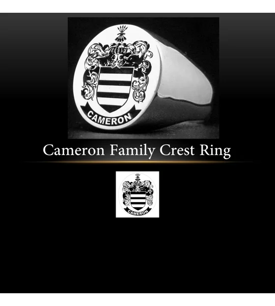 Cameron Family Crest Ring