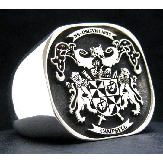 Campbell Coat of Arms Ring