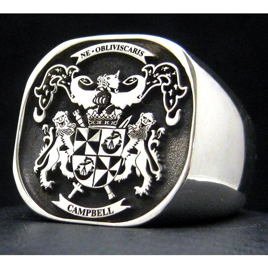 Campbell Coat of Arms Ring