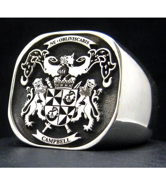 Campbell Coat of Arms Ring