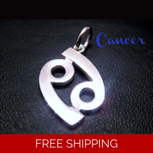 Cancer Pendant - Zodiac Sign