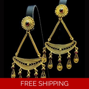 Chandelier Earrings - Handmade