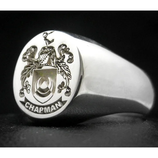 Chapman Family Crest Ring