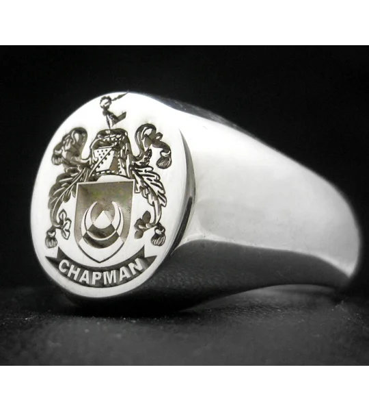 Chapman Family Crest Ring