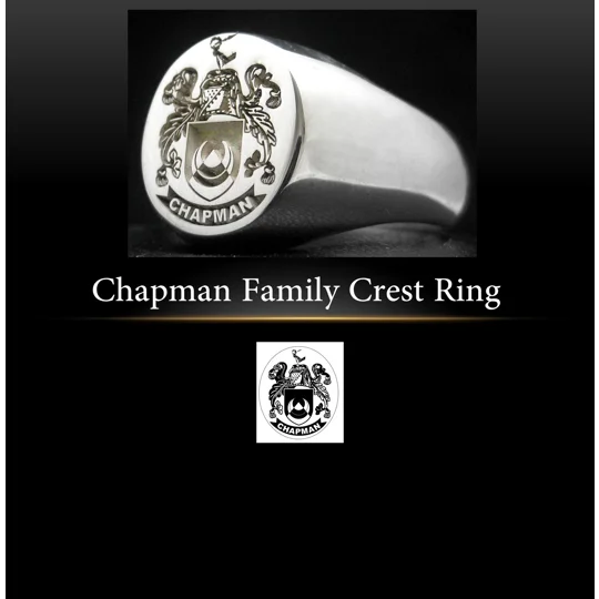 Chapman Family Crest Ring