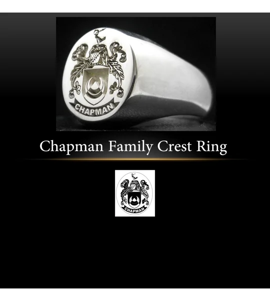 Chapman Family Crest Ring