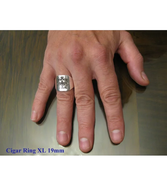 Cigar Ring Custom Made Family Crest