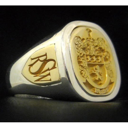 Royal Custom Made Family Signet Ring