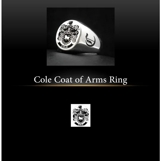 Cole Coat of Arms Ring