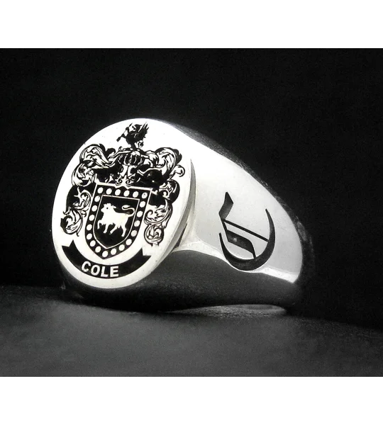 Cole Coat of Arms Ring