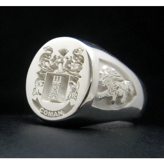 Coman Coat of Arms Ring