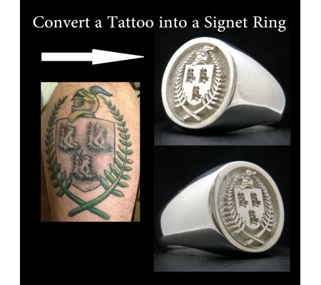 Convert a Tattoo into a Signet Ring