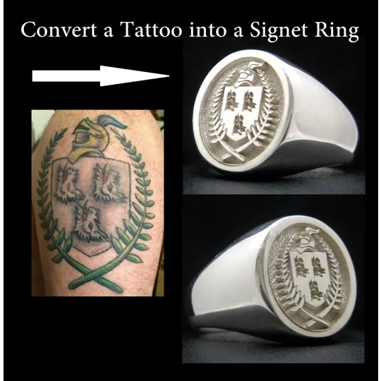 Convert a Tattoo into a Signet Ring