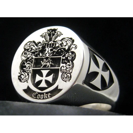 Cooke Family Crest Ring